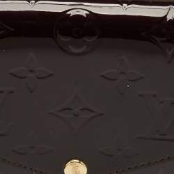 Pre Owned Louis Vuitton Amarante Monogram Vernis Pochette Felicie Bag