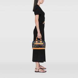 Pre Owned Louis Vuitton Black Monogram Multicolore Alma PM