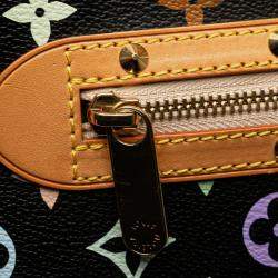 Pre Owned Louis Vuitton Black Monogram Multicolore Alma PM