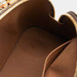 Pre Owned Louis Vuitton Brown Monogram Alma BB