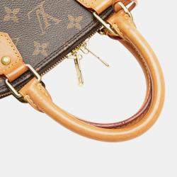 Pre Owned Louis Vuitton Brown Monogram Alma BB