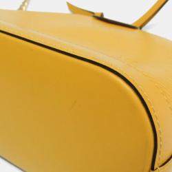 Pre Owned Louis Vuitton Epi Alma mini Shoulder Bag Citron Yellow