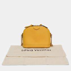Pre Owned Louis Vuitton Epi Alma mini Shoulder Bag Citron Yellow