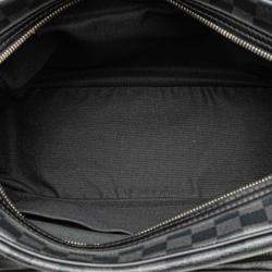 Pre Owned Louis Vuitton Black Damier Graphite Sac Leoh