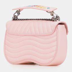 Pre Owned Louis Vuitton Pink New Wave Chain Bag MM