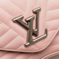 Pre Owned Louis Vuitton Pink New Wave Chain Bag MM