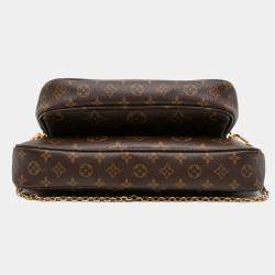 Pre Owned Louis Vuitton Brown Monogram Multi Pochette Accessoires