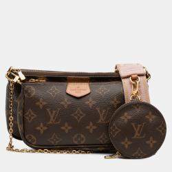 Pre Owned Louis Vuitton Brown Monogram Multi Pochette Accessoires