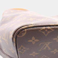 Pre Owned Louis Vuitton All-In GM Brown  Coated Canvas And Leather Shoulder Bag