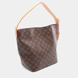 Pre Owned Louis Vuitton All-In GM Brown  Coated Canvas And Leather Shoulder Bag