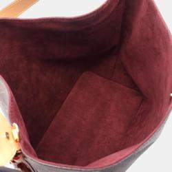 Pre Owned Louis Vuitton All-In GM Brown  Coated Canvas And Leather Shoulder Bag