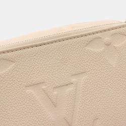 Pre Owned حقيبة كتف لويس فويتون مالتي بوشيت أكسسوارات جلد مطمورغرام إمبريانت كريمي