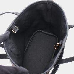 Pre Owned Louis Vuitton Neverfull Inside Out BB Brown/Black Monogram Coated Canvas Leather Tote