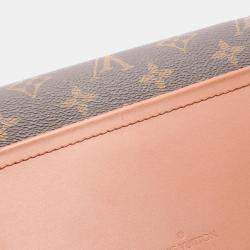 Pre Owned Louis Vuitton Marceau Brown Monogram Coated Canvas Leather Shoulder Bag