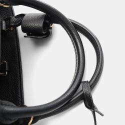 Pre Owned Louis Vuitton Montaigne Black/Beige Monogram Empreinte Leather BB Handbag
