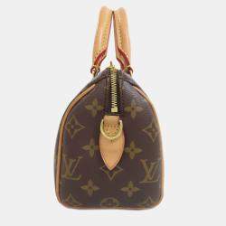 Pre Owned Louis Vuitton Speedy Bandouliere 20 Handbag Monogram Canvas