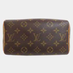 Pre Owned Louis Vuitton Speedy Bandouliere 20 Handbag Monogram Canvas