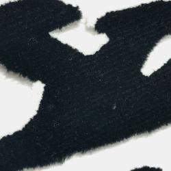 Pre Owned Louis Vuitton Tufted Monogram Lvxuf Cabas Handbag/Tote Bag  Coated Canvas  White/Black