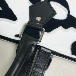 Pre Owned Louis Vuitton Tufted Monogram Lvxuf Cabas Handbag/Tote Bag  Coated Canvas  White/Black