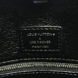 Pre Owned Louis Vuitton Tufted Monogram Lvxuf Cabas Handbag/Tote Bag  Coated Canvas  White/Black