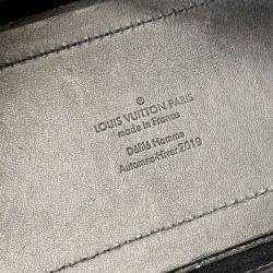 Pre Owned Louis Vuitton  Monogram Embroidered Mesh Soft Trunk 2-Way Shoulder Bag In Mesh/Leather    Black
