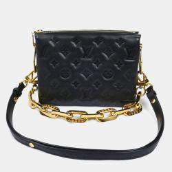 Pre Owned Louis Vuitton Coussin Bb 2-Way Shoulder Bag  Black