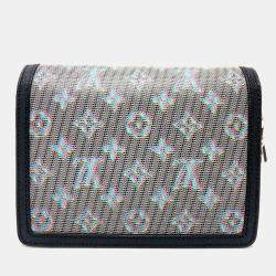 Pre Owned Louis Vuitton Lv Pop Dauphine Mini Crossbody Bag/Shoulder Bag  Leather  Blue