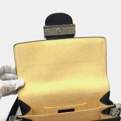 Pre Owned Louis Vuitton Lv Pop Dauphine Mini Crossbody Bag/Shoulder Bag  Leather  Blue