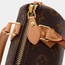 Pre Owned Louis Vuitton Monogram Nano Speedy 2-Way Shoulder Bag