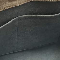 مملوكة مسبقًا حقيبة يد توتس لويس فيتون أون ماي سايد جلد غريج وكانفاس مونوغرام بحجم وسط