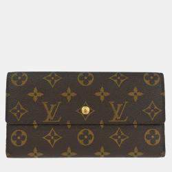 Pre Owned Louis Vuitton Monogram Portefeuille International Wallet