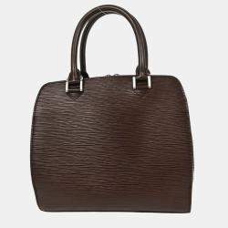 Pre Owned Louis Vuitton Brown Epi Pont Neuf Handbag
