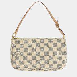 Pre Owned Louis Vuitton Damier Azur Pochette Accessoires Handbag