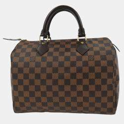 Pre Owned Louis Vuitton Damier Speedy 30 Handbag