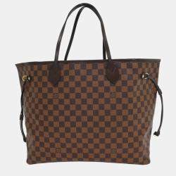Pre Owned Louis Vuitton Damier Neverfull GM Tote Handbag