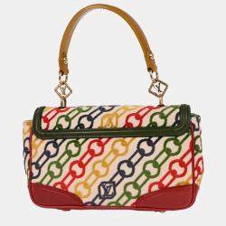Pre Owned Louis Vuitton Monogram Velvet Chain Dolly Pochette Handbag