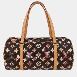 Pre Owned Louis Vuitton Monogram Watercolor Papillon 30 Handbag