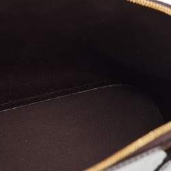 Pre Owned Louis Vuitton Amarante Monogram Vernis Alma PM Bag