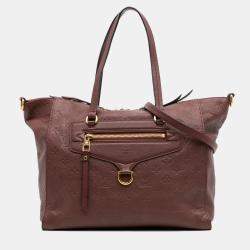 مملوكة مسبقًا Louis Vuitton Red Monogram Empreinte Lumineuse PM
