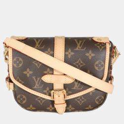 Pre Owned Louis Vuitton Monogram Canvas Saumur BB