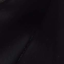 Pre Owned Louis Vuitton Black Monogram Canvas and Leather Kimono Wallet