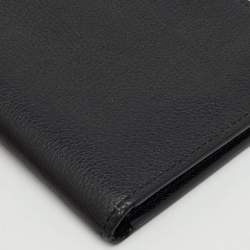 Pre Owned Louis Vuitton Black Monogram Canvas and Leather Kimono Wallet