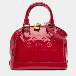 Pre Owned Louis Vuitton Monogram Vernis Alma BB Bag
