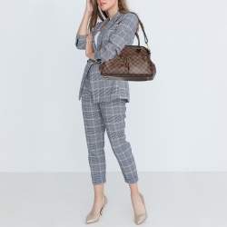 Pre Owned Louis Vuitton Damier Ebene Canvas Trevi PM Bag