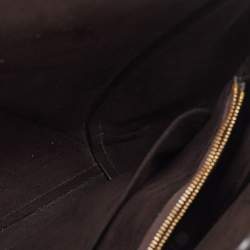 Pre Owned Louis Vuitton Black Monogram Canvas and Leather Kimono PM Bag