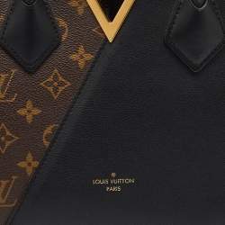 Pre Owned Louis Vuitton Black Monogram Canvas and Leather Kimono PM Bag