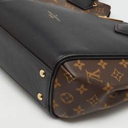 Pre Owned Louis Vuitton Black Monogram Canvas and Leather Kimono PM Bag