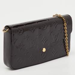 مملوكة مسبقًا Louis Vuitton Amarante Monogram Vernis Felicie Pochette Bag