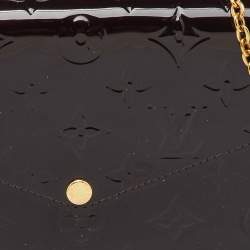 مملوكة مسبقًا Louis Vuitton Amarante Monogram Vernis Felicie Pochette Bag