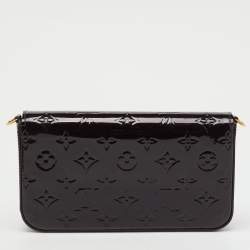 مملوكة مسبقًا Louis Vuitton Amarante Monogram Vernis Felicie Pochette Bag